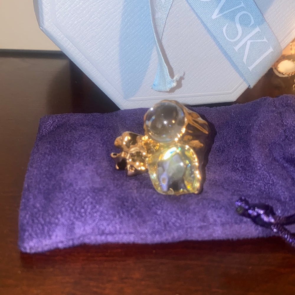 Tory Burch Carved Kira Statement ring